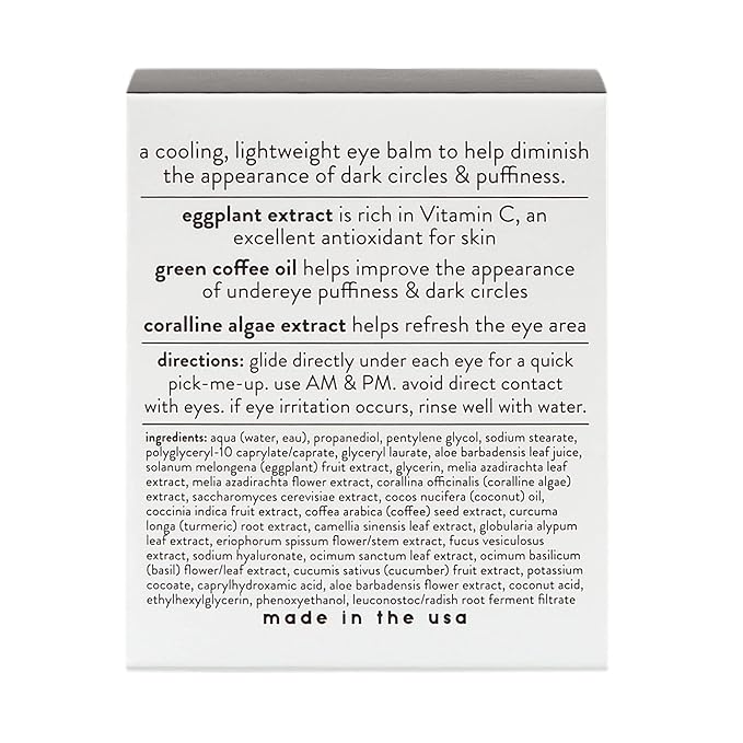 Cleen Beauty Cooling Eggplant Eye Balm | Under Eye Stick | Dark Circles Under Eye Treatment for Women | Puffy Eyes Treatment - Paraben Free | 0.5 Oz-VivaGrace Women