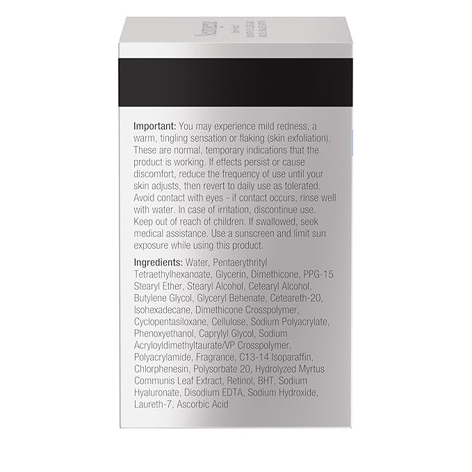 Neutrogena Rapid Wrinkle Repair Retinol Face Moisturizer, Daily Anti-Aging Face Cream with Retinol & Hyaluronic Acid to Fight Fine Lines, Wrinkles, & Dark Spots, 1.7 oz-VivaGrace Women