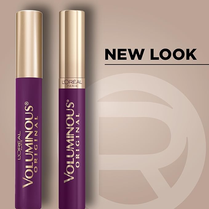 L'Oreal Paris L’Oreal Paris Original Voluminous Mascara, Building Mascara Volume and Length Formula, Washable, Deep Violet, 0.26 Fl Oz., 1 Count