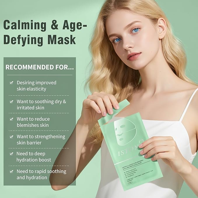 ISTON Overnight Hydrogel Face Mask for All Skin-VivaGrace Women
