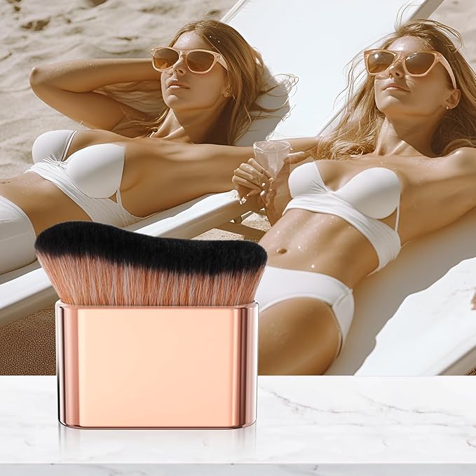 docolor Self Tanner Brush Body Makeup Brush for Flawless Face and Body Makeup, Sunless Tanner Blending Brush Body Brush for Self Tanner, Bronzer, Foundation, Vegan & Cruelty Free-VivaGrace Women