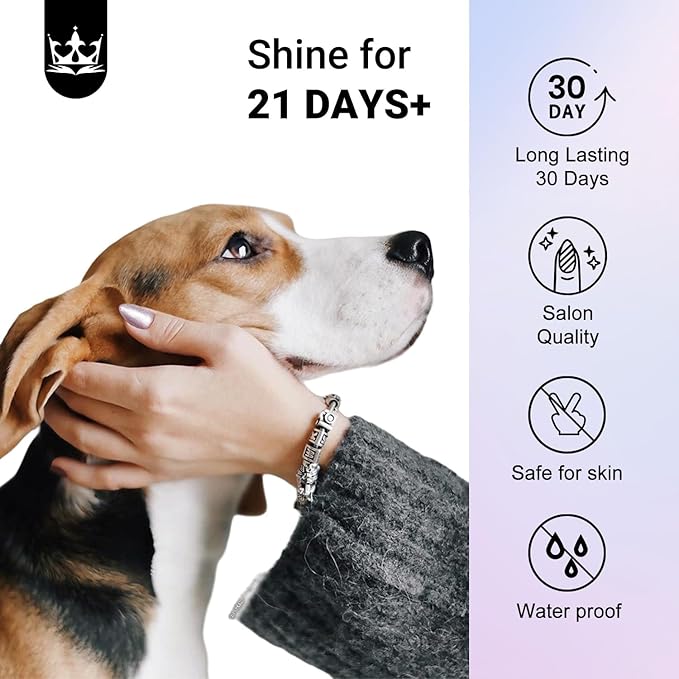 KQueenest Glitter Cat Eye Press on Nails Short Almond with UV Coating, Thick Cute Gel Nails Press on, Gloss Acrylic Fake Nails Glue on with Bling Designs - 30 Reusable False Nails, Lilac Sparkle