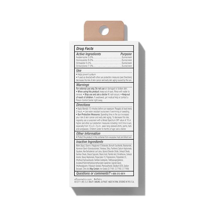 e.l.f. SKIN Suntouchable Whoa Glow SPF 30, Sunscreen & Makeup Primer For A Glowy Finish, Made With Hyaluronic Acid, Vegan & Cruelty-Free, Packaging May Vary, Sunburst-VivaGrace Women