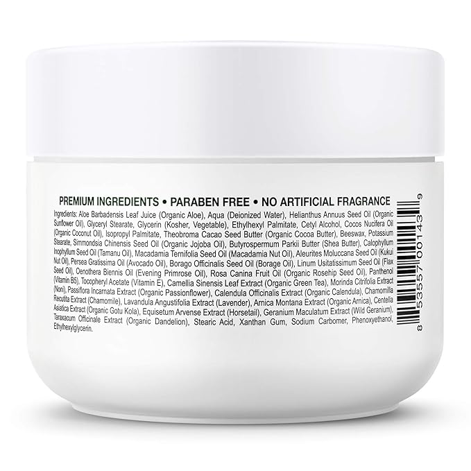 Deluvia Miracle Aloe Cream | Face & Body Moisturizer with Vitamin E & Organic Aloe Vera | Hydrating, Soothing for Dry Skin, Anti-Wrinkle, Acne Scars, Rosacea, Psoriasis, Eczema - 2 Pack-VivaGrace Women