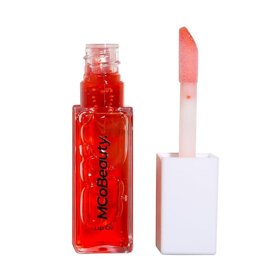 MCoBeauty Lip Oil Hydrating Treatment, Sheer Red, Moisturizing Shine for Naturally Beautiful Lips, Vegan, Cruelty Free Cosmetics-VivaGrace Women