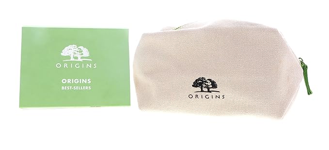 Origins Best Sellers Set for Women - 5 Pc 1oz Checks Face Wash, 3.8oz Lotion, 0.5oz Clear Charcoal Face Mask,1.62oz Serum, 1.69oz Moisturizer-VivaGrace Women