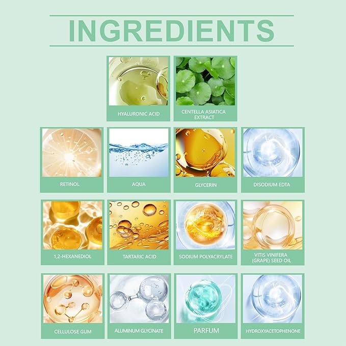 YIKESHU Retinol Collagen Face Mask – Korean Tightening Hydrogel Overnight Mask, Deep Moisturizing & Elasticity Boost, Long-Lasting Hydration & Brightening Skin (Retinol Collagen Face Mask)-VivaGrace Women