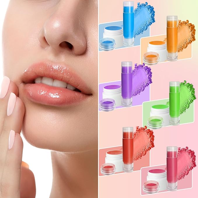 TSVATE DIY Lip Balm Kit, 47Pcs Lip Balm Making Kit for Kids, Make Your Own Lip Balm, DIY Lip Care Kit by Multi-flavor and Multicolored, DIY Makeup Set for Birthday Gift-VivaGrace Women