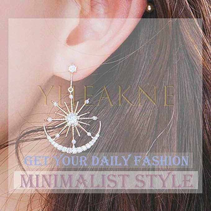 Cross Chain Cuff Earrings Silver Cross Dangle Chain Earrings Long Crucifix Drop Earrings Religious Ear Cuff Wrap Chain Earrings Jewelry for Women and Girls-VivaGrace Women