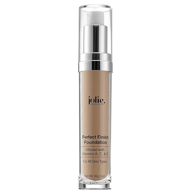 Jolie Perfect Finish Liquid Foundation Makeup SPF 15 Oil Free (MW2)-VivaGrace Women