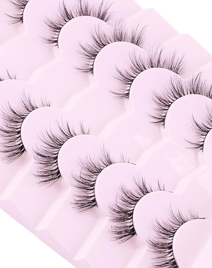 False Eyelashes Cat Eye Lashes Wispy Lashes Fake Lashes Natural Lashes Fake Eyelashes Natural Eyelashes Mink Lashes UP14-VivaGrace Women
