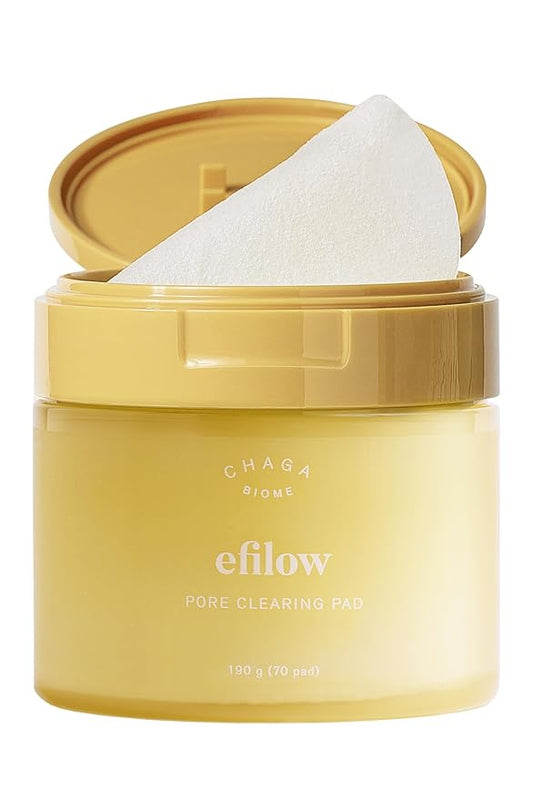 Chaga Mushroom Biome Pore Clearing Pad 70 Sheets | Pore-Smoothing Facial Cleansing Pads-VivaGrace Women
