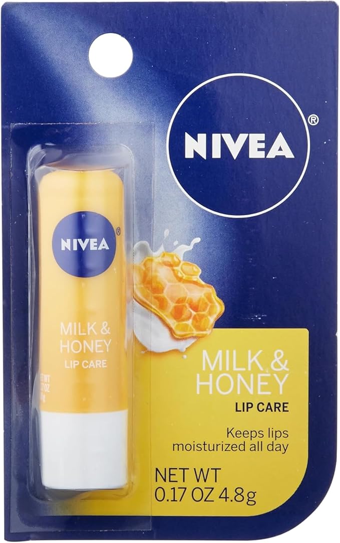Nivea Milk and Honey Lip Care 0.17 Ounces (Pack of 3-VivaGrace Women