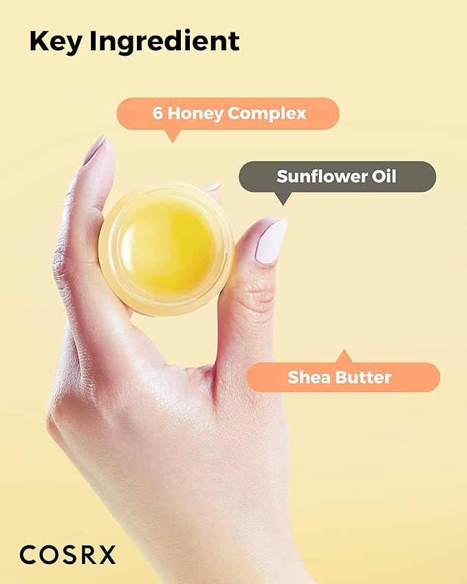 COSRX Lip Care Balm for Dry Chapped Lips, Enriched with Shea Butter, Sleeping Mask, Korean Skincare, Animal Testing-Free, Artificial Fragrance-Free, Parabens-Free (Lip Sleeping Mask)-VivaGrace Women