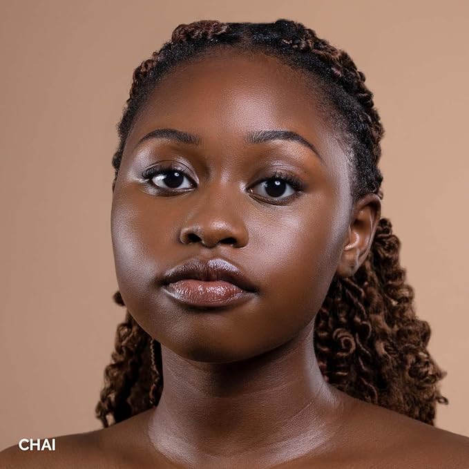 OFIR Skin Satin Medium Coverage Foundation | Buildable, Non-Creasing Finish | Vegan, Cruelty-Free, Paraben-Free Makeup | Blue Light Protection | 1 FL OZ (Chai - Deep Cool)-VivaGrace Women