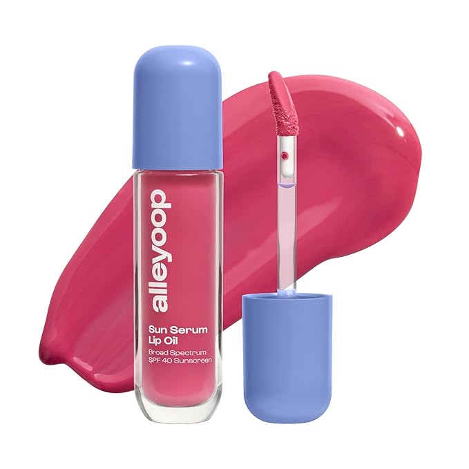 ALLEYOOP Sun Serum Lip Oil SPF 40 – Tinted Lip Oil with SPF, Hydrating Tinted Lip-Moisturizer for Women, Lips Sunscreen for Cracked Lips, Smooths & Soothes, Vegan, Travel-Friendly, Whirlwind-VivaGrace Women