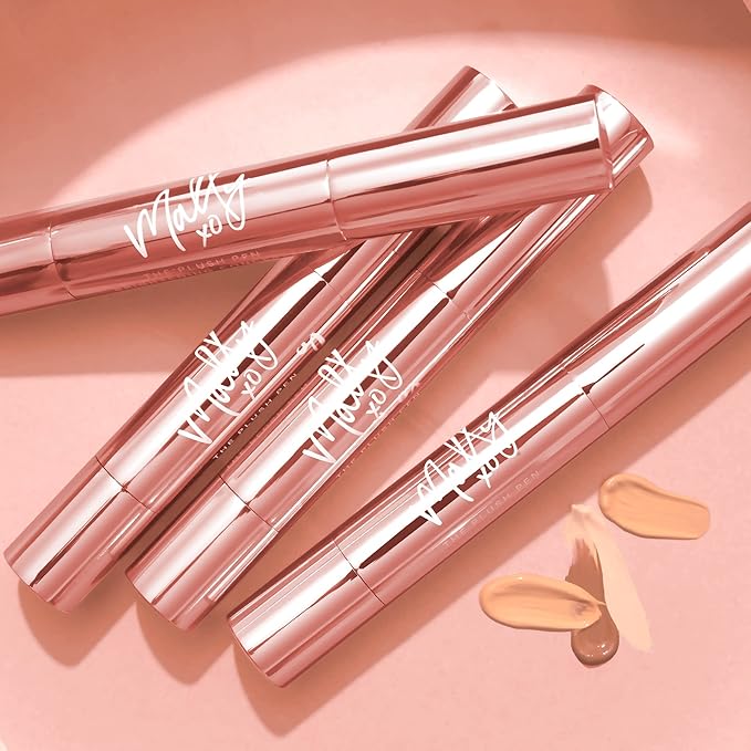 Mally Beauty - The Plush Pen Brightening Concealer Stick - Beige - Hydrating Turmeric, Vitamin E, and Hyaluronic Acid Infused Formula - Medium Buildable Coverage with a Natural, Smooth Finish-VivaGrace Women