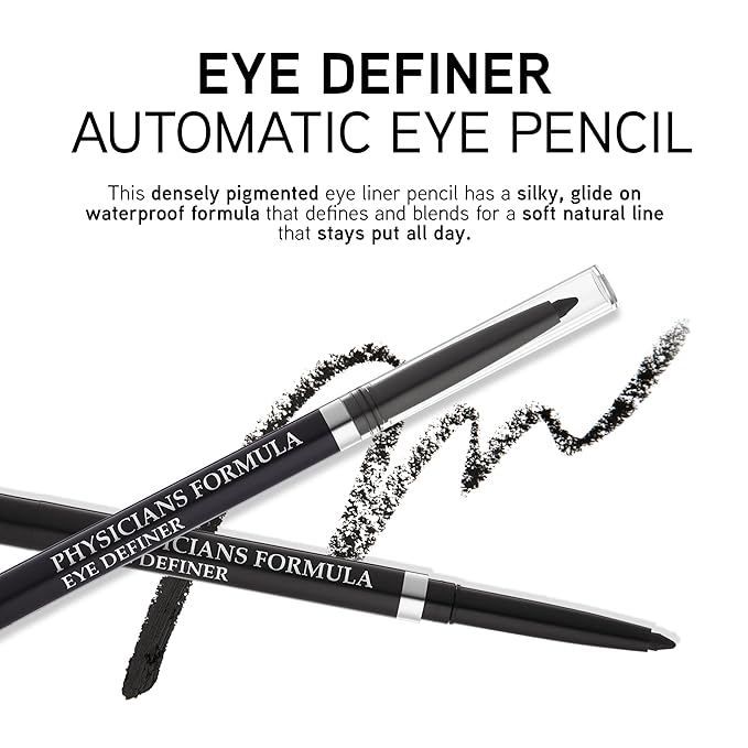 Physicians Formula Eye Definer Automatic Eyeliner Pencil Ultra Black | Dermatologist Tested, Clinicially Tested