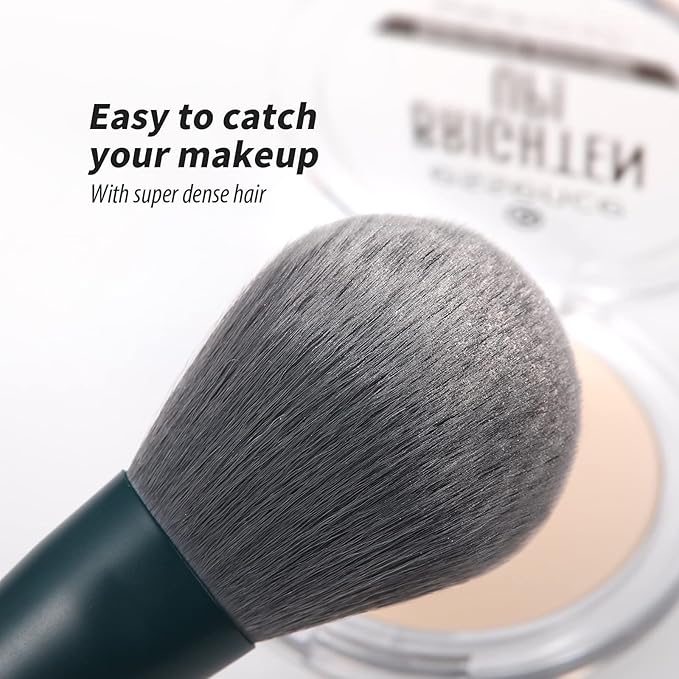 DUcare Makeup Brushes Set 17 Pcs with Brush Cleaning Mat and Makeup Sponge Professional Face Powder Eye Shadow Powder Liquid Cream Kit Gift Box-VivaGrace Women