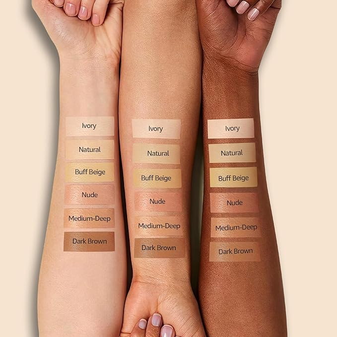 Air Cushion CC Cream Foundation - Mushroom Head BB Creams, Long Lasting Concealing Brightening, Moisturizer Face Cream,Facial Skin Care Makeup For All Skin Types (Nude)-VivaGrace Women