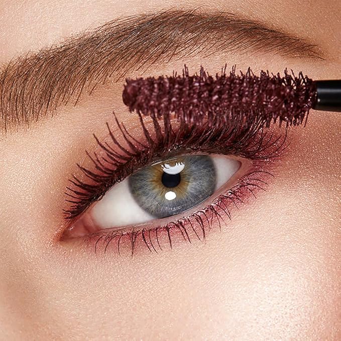 Maydear Burgundy Mascara for Eyelashes, Waterproof Colored Long Lasting Smudgeproof for Women Fast Dry Lengthening Eye Makeup Party - Dark Purple-VivaGrace Women