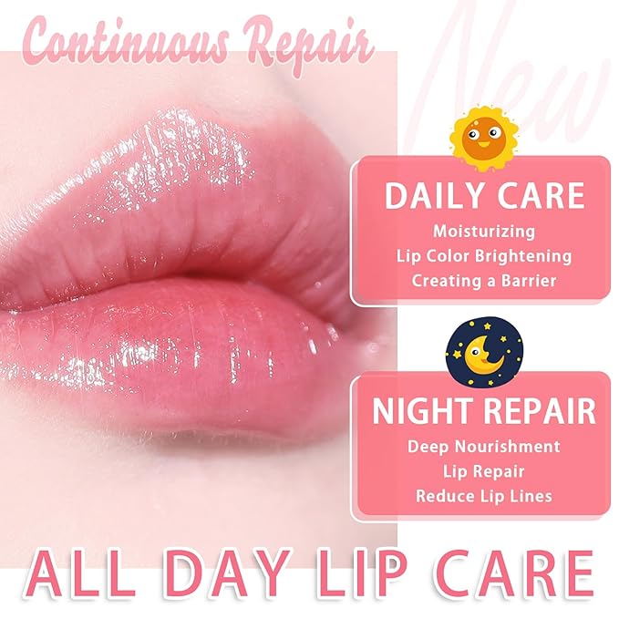 3 PCS Bee Lip Balm Honey Pot, Watermelon & Cherry & Strawberry Lip Mask Overnight Propolis Moisturizing Lip Balm Hydrating Prevention Dry and Crack Lip Scrubs Exfoliator Lip Wrinkle Care (Set C)-VivaGrace Women