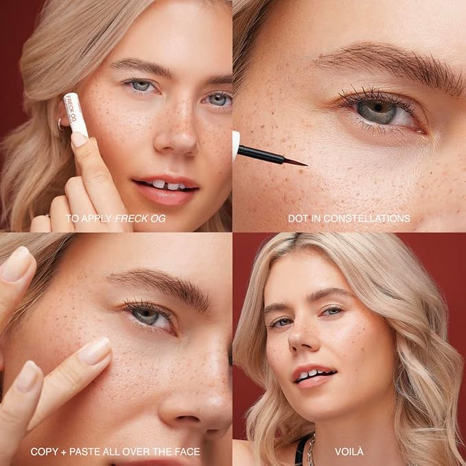 Freck Beauty, The Original Freckle Pen, Mini – Natural-Looking, Buildable and Long-Lasting Faux Freckles with Clean, Vegan Formula, All Skin Tones (FRECK OG)-VivaGrace Women