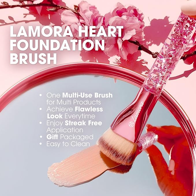 Blending Liquid Makeup Foundation Brush - Kabuki Contour Brush, Face Buffing Brush With Pro Quality Synthetic Dense Bristles For Stippling Mineral Cream, Powder, Blush-VivaGrace Women