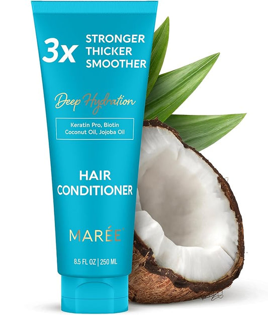 MAREE Hair Mask Conditioner for Women and Men - Hydrating Moisturizing Color Safe Deep Conditioner For Dry Damaged Curly Color Treated Fine Hair - Women's and Men's Acondicionador Para Cabello Rizado-VivaGrace Women