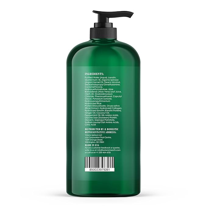Botanic Hearth Peppermint Hair Conditioner | Hair Conditioner For Dry Damaged And Color Treated Hair | Volumizing Conditioner For Fine & Thin Hair | Paraben & Sulfate Free | Men & Women | 16 Fl Oz-VivaGrace Women