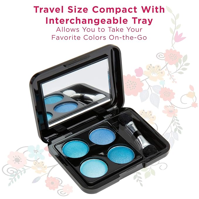 Makeup Kit Set - 32 Eye Shadows 6 Lip Glosses 2 Lip Gloss Wands 2 Lipsticks 1 Face Powder Duo 1 Blush Powder Duo 1 Mascara - Case with Carrying Handle-VivaGrace Women