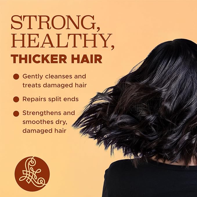 Luseta Shampoo and Conditioner Set for Hair with Turmeric & Collagen, Hair Thickening Volumizing Shampoo for Thin or Oil Hair, Sulfate and Parabens Free 2x16.9Oz-VivaGrace Women