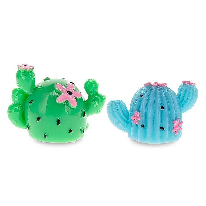 Mad Beauty Fiesta Forever Lip Balm Duo | Cactus-Shaped | Pineapple & Lime Scents | Cruelty-Free | Fun and Moisturizing Lip Care-VivaGrace Women
