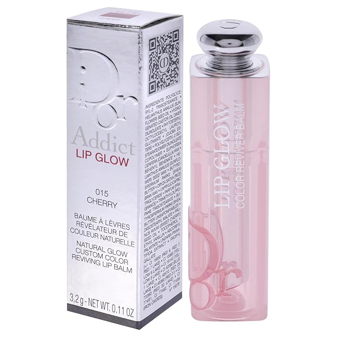 Christian Dior Addict Lip Glow - 015 Cherry by Christian Dior for Women - 0.11 oz Lip Balm-VivaGrace Women