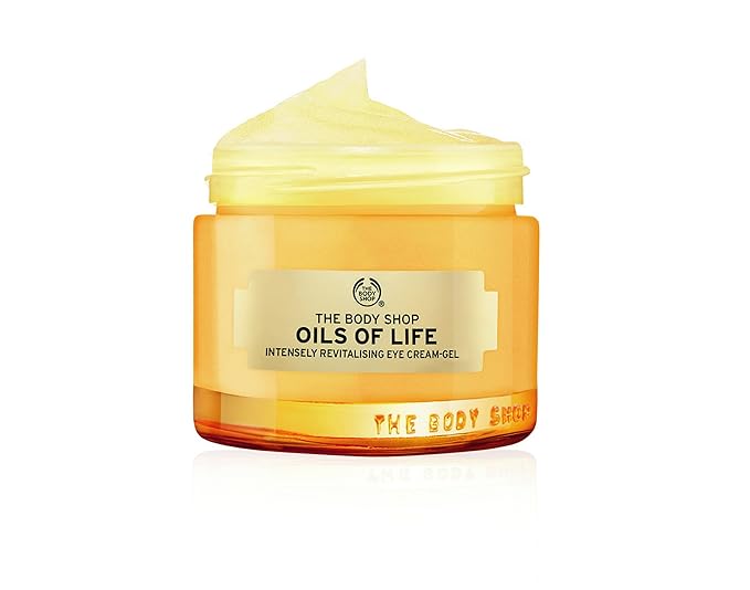 The Body Shop Oils of Life Intensely Revitalising Eye Cream Gel, 0.69 oz.-VivaGrace Women