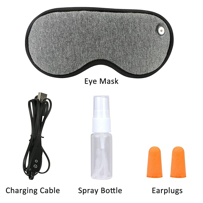 Heated Steam Eye Mask, Warm Compress For Eyes, Pressure Relief Eye Mask For Sleeping, Relieve Eye Fatigue and Eye Strain-VivaGrace Women