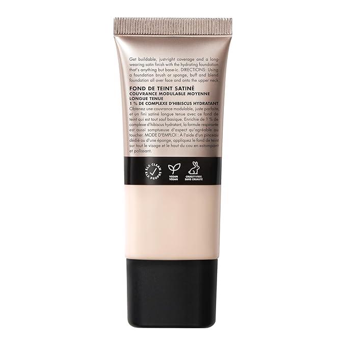 e.l.f. Soft Glam Foundation, Medium Coverage, Long-Lasting & Buildable Foundation For A Smooth, Satin Finish, Vegan & Cruelty-Free, 10 Fair Cool-VivaGrace Women