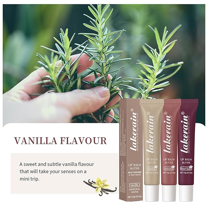 4 Color Glossy Lip Butter Balm, Moisturizing Lip Gloss Butter Non Sticky High Shiny Finish Lip Glow Oil, Natural Plumping Lip Tint Lip Care & Repair Lip Mask for Soft & Smooth & Protect Dry Lip-VivaGrace Women