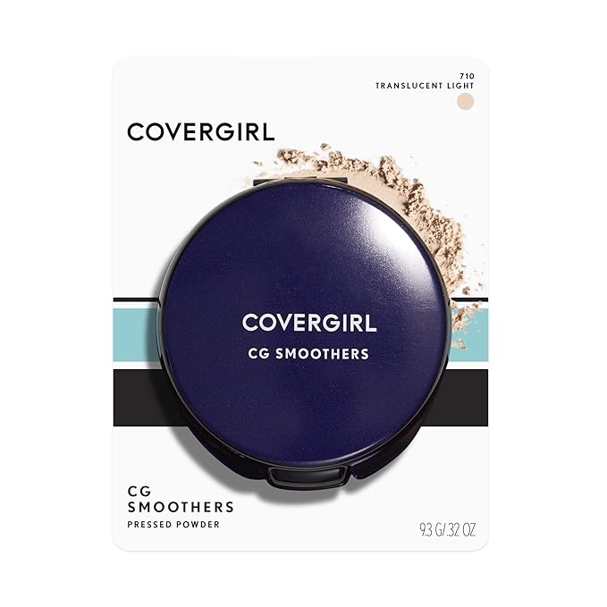 COVERGIRL Smoothers Pressed Powder Translucent Light.32 Ounce (packaging may vary)-VivaGrace Women