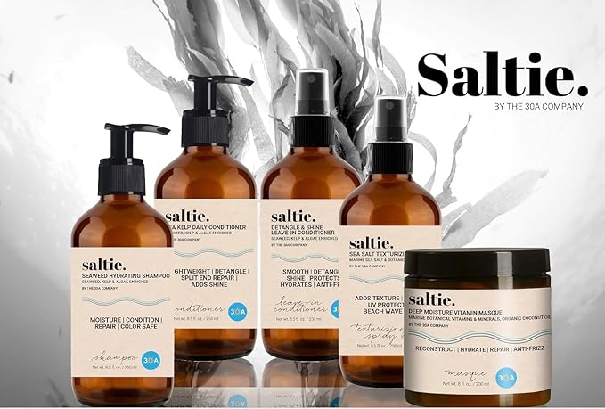 Sea Salt Hair Volumizing Spray Adds Texture, Volume, UV Protection, Beach Wave Finish I For All Hair Types (8.5 fl. oz./250ml)-VivaGrace Women