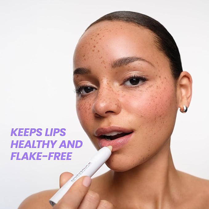 Wonderskin 3-in-1 Lip Scrub Exfoliator & Moisturizer, Lip Exfoliator Scrub, Lip Therapy, Hydrating Lip Balm for Soft, Nourished, Flake-Free Lips with One-Step Prep, 0.10oz-VivaGrace Women