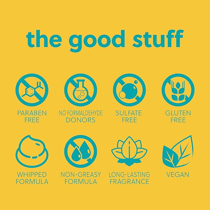 Tree Hut Tropic Glow Whipped Body Butter, Warm Scent with Almond, Golden Amber, and Australian Sandalwood, Long-Lasting Hydration for Soft, Glowing Skin, 8.4 oz-VivaGrace Women