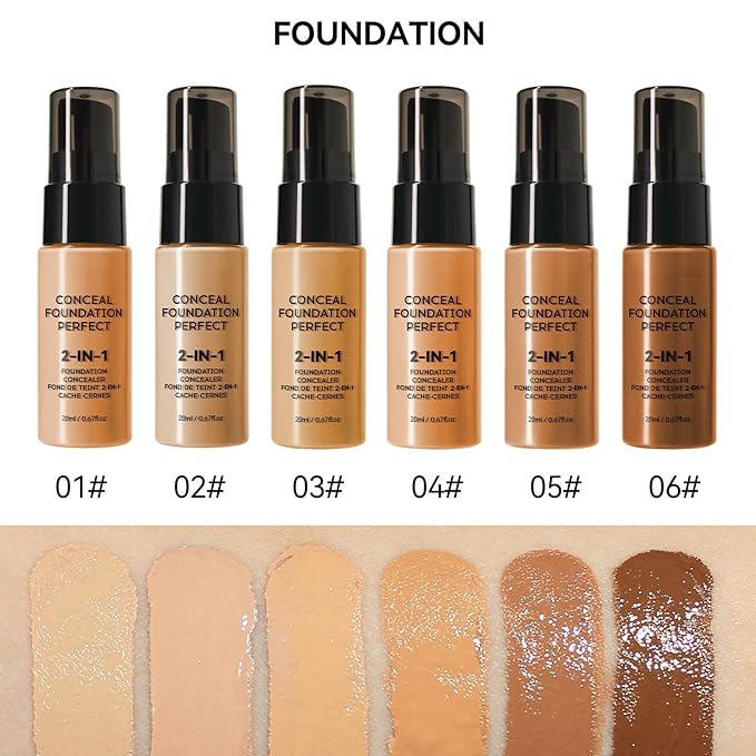Glow Contour Face Bronzer Highlighter Illuminator Oil Liquid Foundation Cream Contour Concealer Blendable & Smooth Glowing Skin Lightweigh Luminizing Long Lasting Face Shaping Contouring Makeup-VivaGrace Women