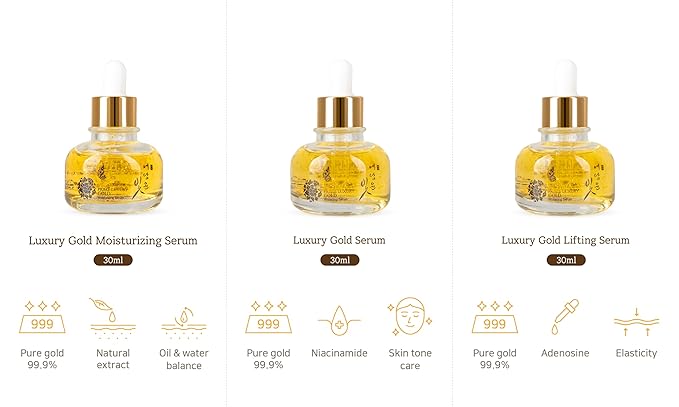 YEDAM YUN BIT Prime Luxury Gold Women Skin Care Set With Skin, Emulsion, Cream, Serum, Wrinkle Care Nourishing And Moisturizing, Calming Korea Cosmetics-VivaGrace Women