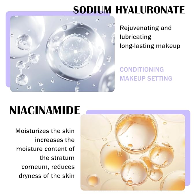 2PCS Makeup Setting Spray for Face,Waterproof Setting Spray for Makeup,Long Lasting Oil Control Finishing Holding Face Mist,Refreshing Hydrating Glossy and Matte Fixing Facial Mist Make Up Set A3-VivaGrace Women
