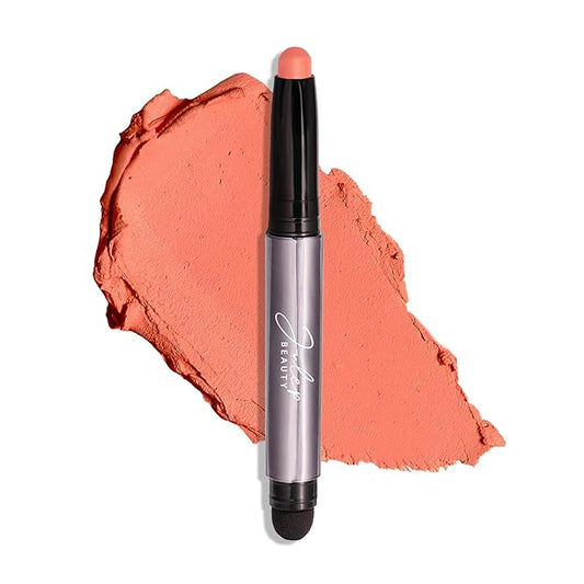 Julep Eyeshadow 101 Cream-to-Powder Waterproof Shadow Stick – Papaya Matte – Long-Lasting, Crease-Proof, Soft Peachy-Orange Matte Cream Eyeshadow with Built-in Smudger-VivaGrace Women