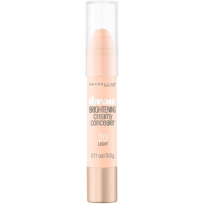 Maybelline New York Dream Brightening Creamy Concealer, Light, 0.11 oz.-VivaGrace Women