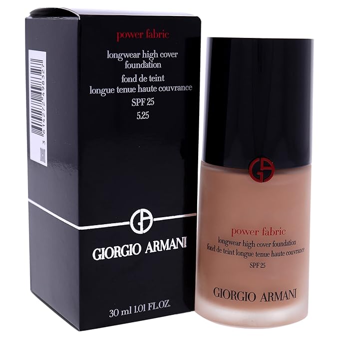 Power Fabric Longwear High Cover Foundation SPF 25-5.25 by Giorgio Armani for Women - 1 oz Foundation-VivaGrace Women