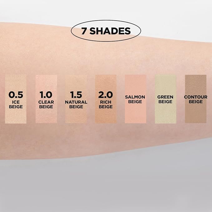 THESAEM Cover Perfection Concealer Pencil – Non Comedogenic spot Eraser - Conceal Blemish,Aging Spot,Acne&Freckle – Multi-Use Under Eye Concealer for Dark Circle,1.4g (0.5 Ice Beige)-VivaGrace Women