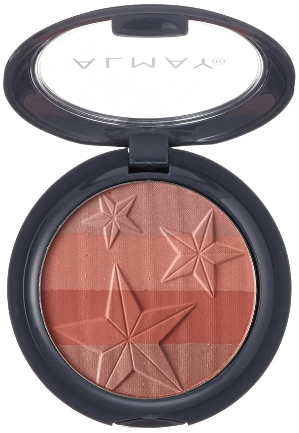 Almay Blush Palette, Face Makeup, High Pigment Powder, Smart Shade Blush, Hypoallergenic, 030 Coral, 0.32 Oz-VivaGrace Women